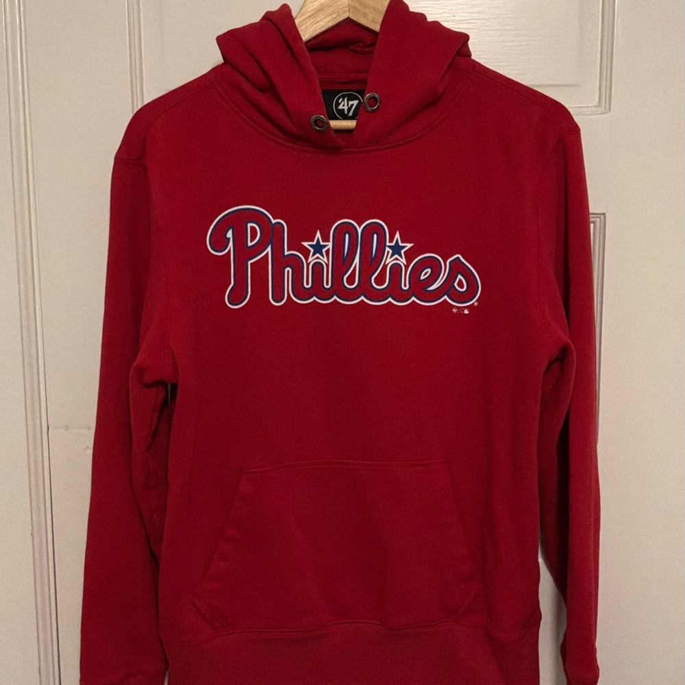 Philadelphia Phillies 47 Brand Red Hoodie (Men’s Small)